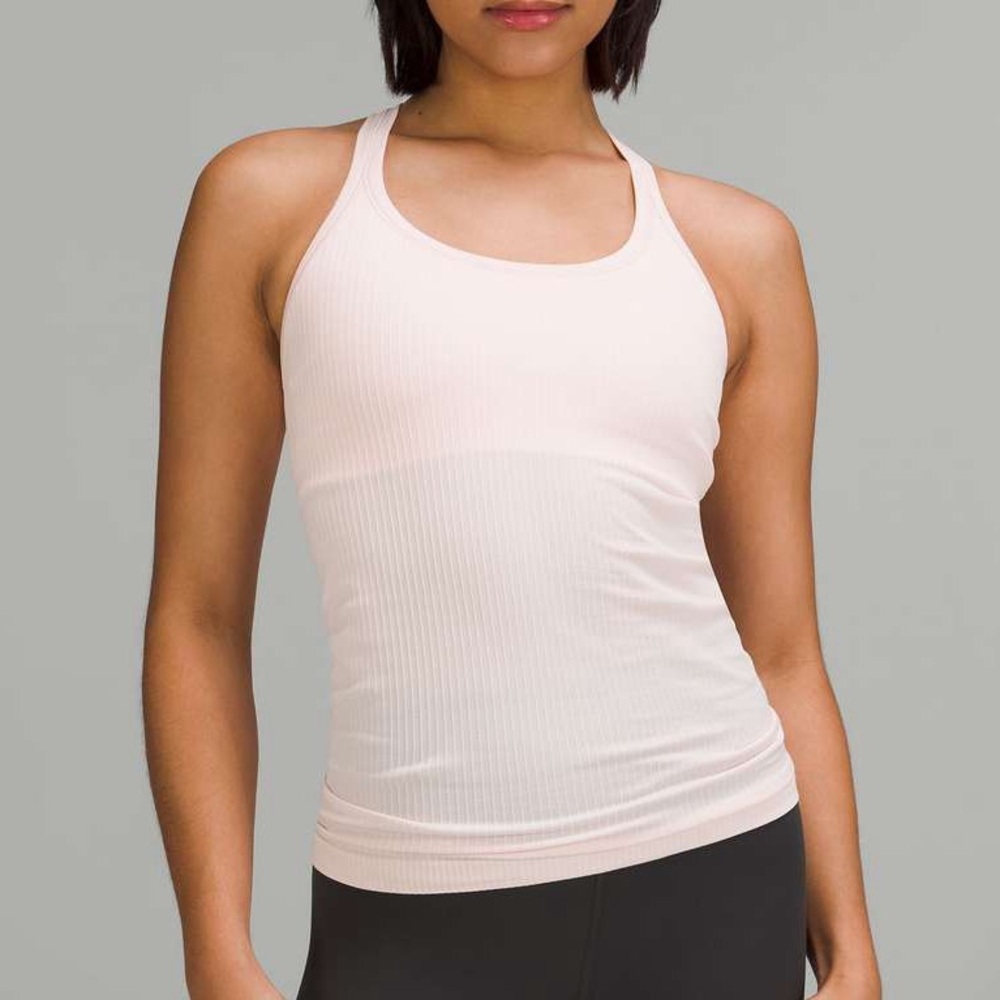 Lululemon Ebb to Street Tank Strawberry Milkshake